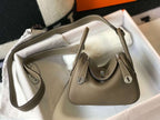 Hermes Lindy Mini Bag Brown For Women, Women’s Handbags, Shoulder And Crossbody Bags 7.5in/19cm