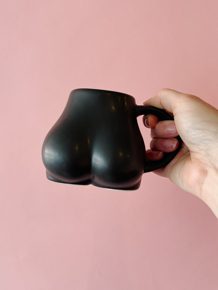Matte Black Butt 12 oz Mug  |  Featured Brand