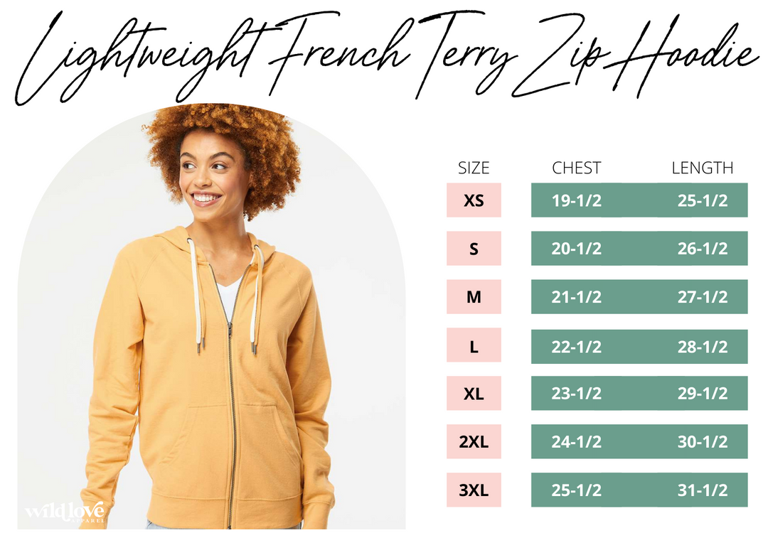 Give Yourself Some Credit French Terry Zip Hoodie