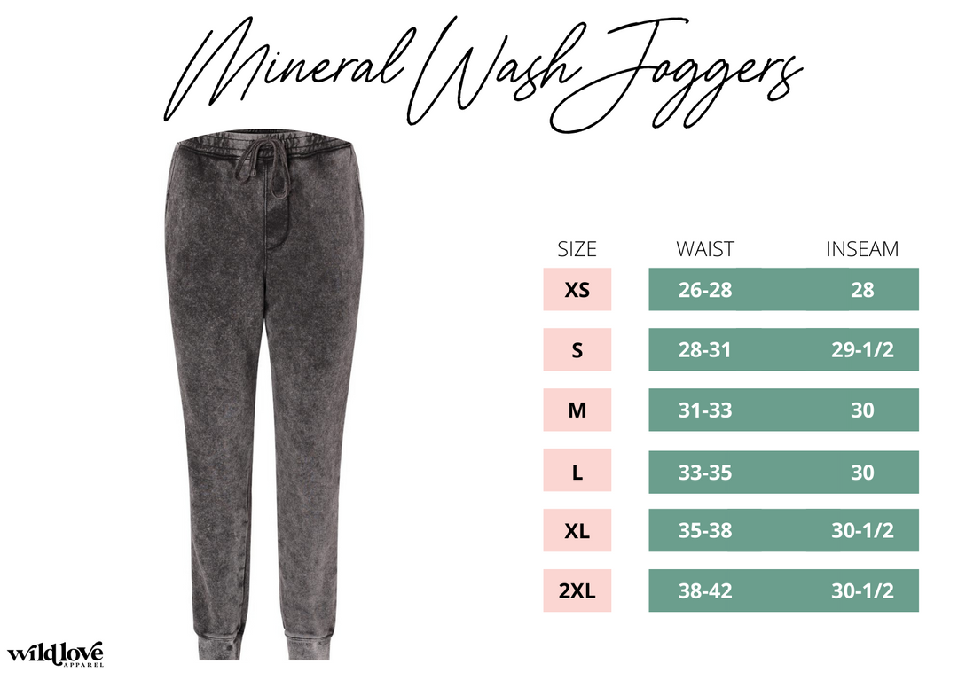 Stardrop Moon Black Mineral Wash Joggers