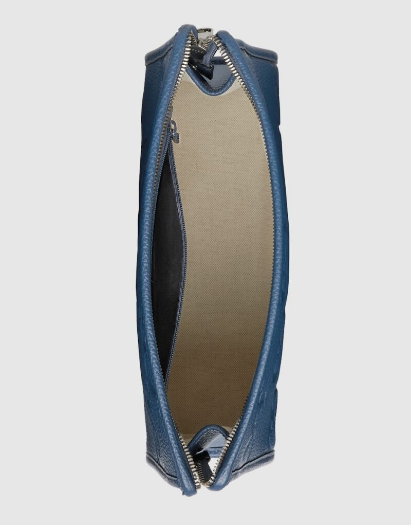 Gucci Jumbo GG Pouch Blue 11.2 In/ 28.5 Cm 739490