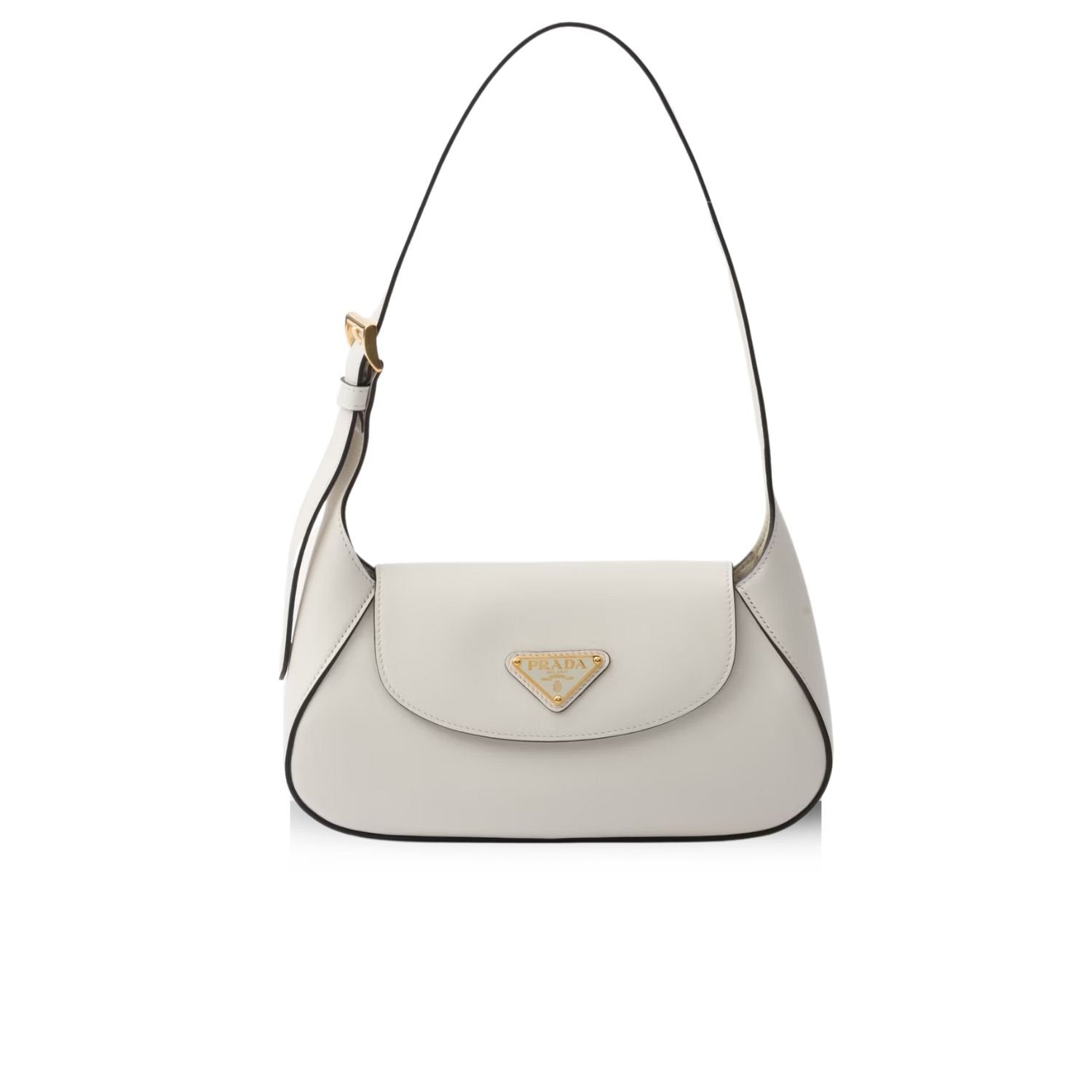 Prada Small Shoulder Bag White For Women 9,8in/25cm –