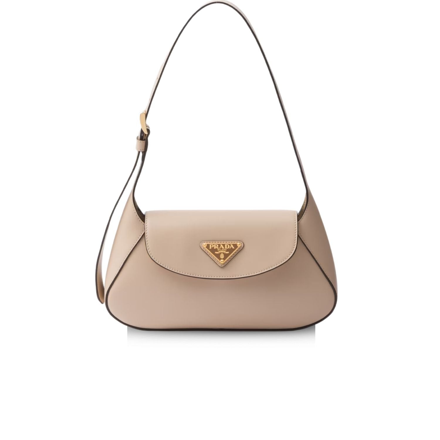 Prada Small Shoulder Bag Beige For Women 9,8in/25cm –