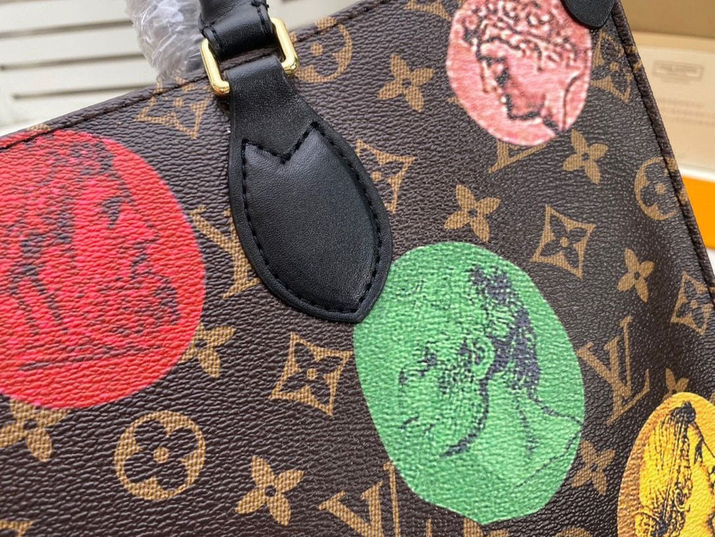 Louis Vuitton x Fornasetti Onthego MM Monogram Cameo 35Cm