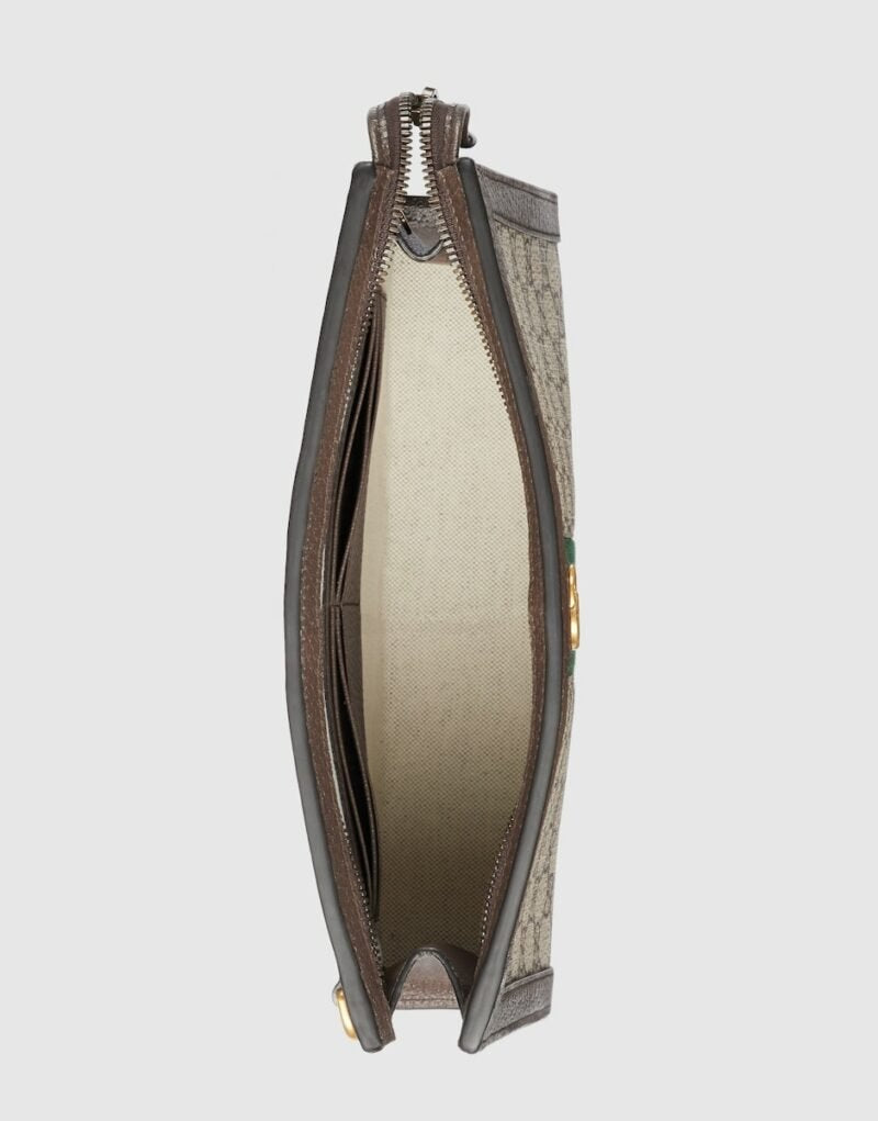 Gucci Ophidia GG Pouch Beige For Women 10.2 in/ 26 cm