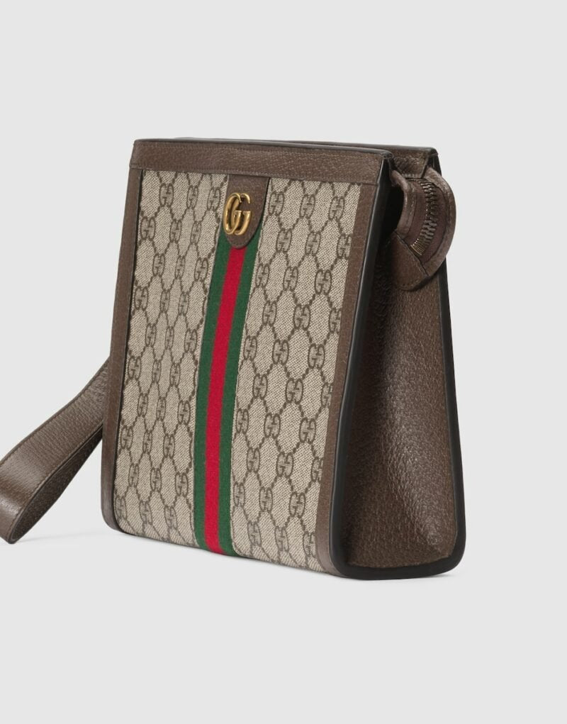 Gucci Ophidia GG Pouch Beige For Women 10.2 in/ 26 cm