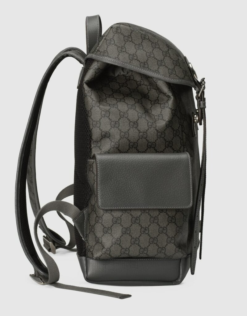 Gucci Ophidia Medium Backpack Grey 15.7 in/ 40 cm