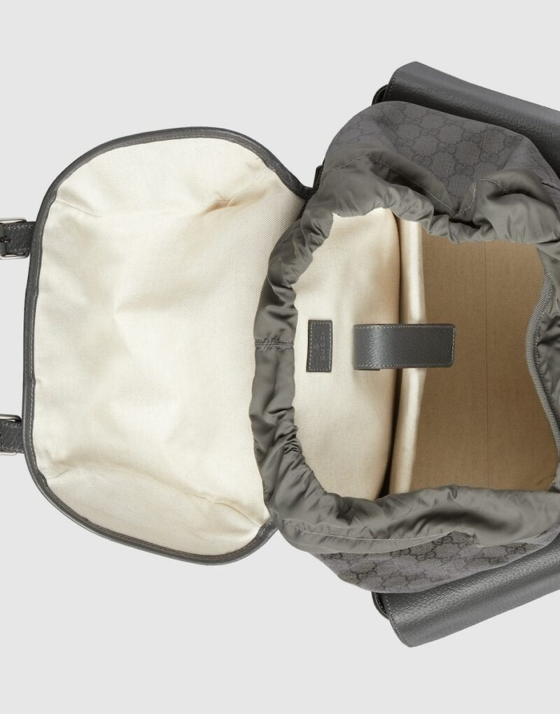Gucci Ophidia Medium Backpack Grey 15.7 in/ 40 cm