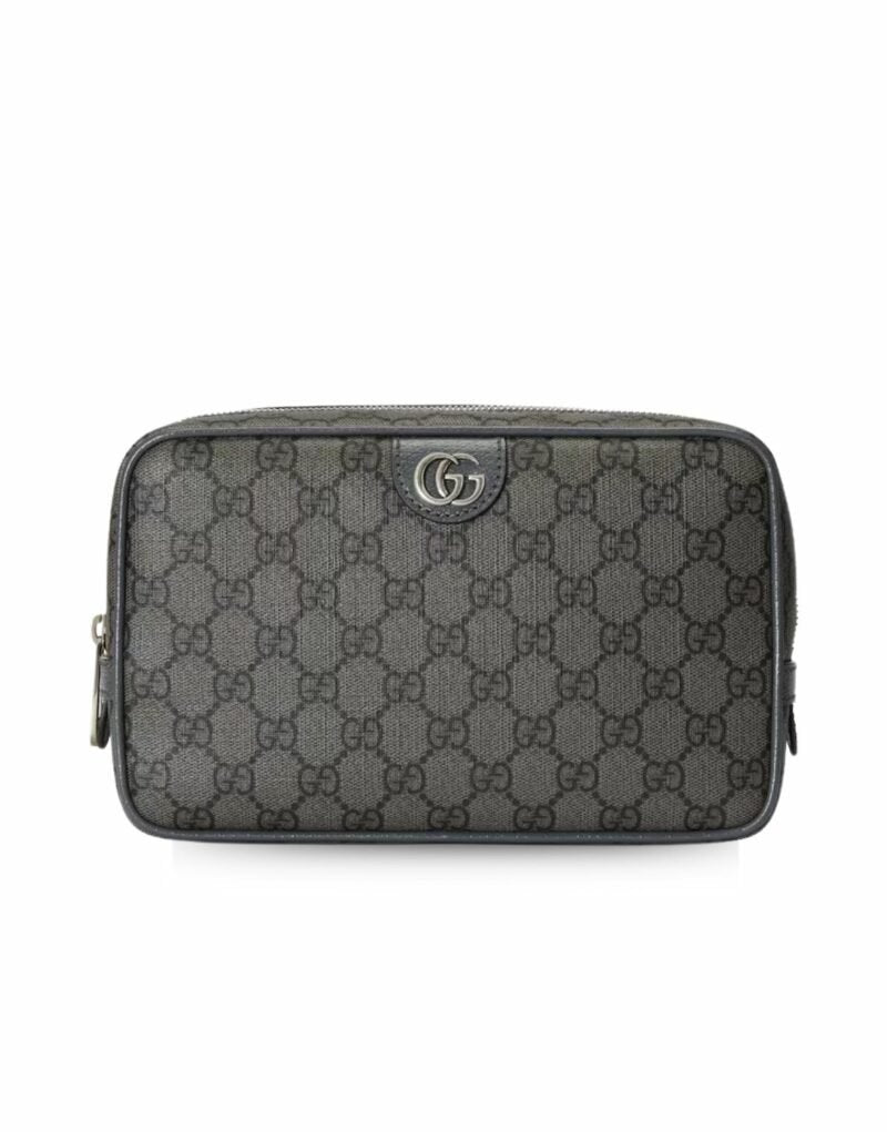 Gucci Ophidia GG Toiletry Case Grey 9.2 in/ 23.5 cm
