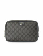 Gucci Ophidia GG Toiletry Case Grey 9.2 in/ 23.5 cm