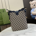 Gucci Original GG Small Bucket Bag Beige For Women 10.4in/26.5cm