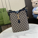 Gucci Original GG Small Bucket Bag Beige For Women 10.4in/26.5cm