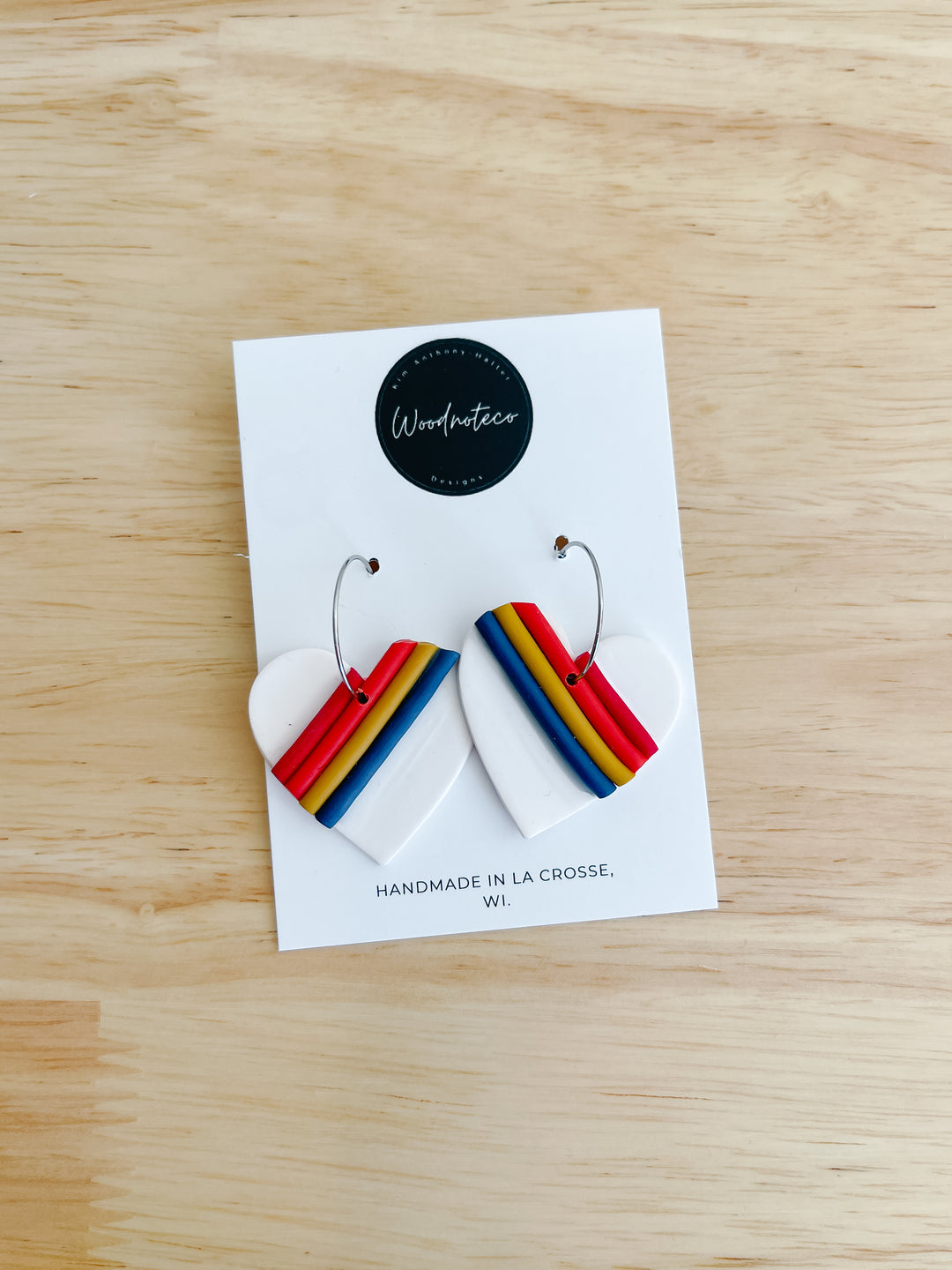 Vintage Rainbow Hoop Earrings  |  Featured Brand