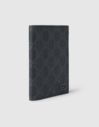 Gucci Passport Case With GG Detail Black 7.5in/19cm
