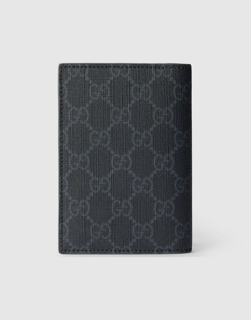 Gucci Passport Case With GG Detail Black 7.5in/19cm