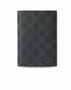 Gucci Passport Case With GG Detail Black 7.5in/19cm