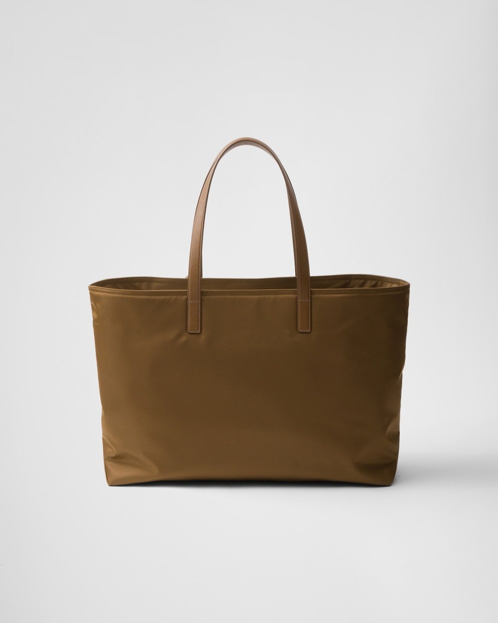 Prada Re-Edition 1978 Large Re-Nylon And Saffiano Tote Bag Beige For Women 16.9 Inches/ 43 Cm