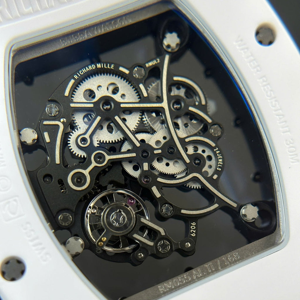 Richard Mille RM055 Bubba Watson Watch White Ceramic 42,7×49,7
