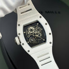 Richard Mille RM055 Bubba Watson Watch White Ceramic 42,7×49,7