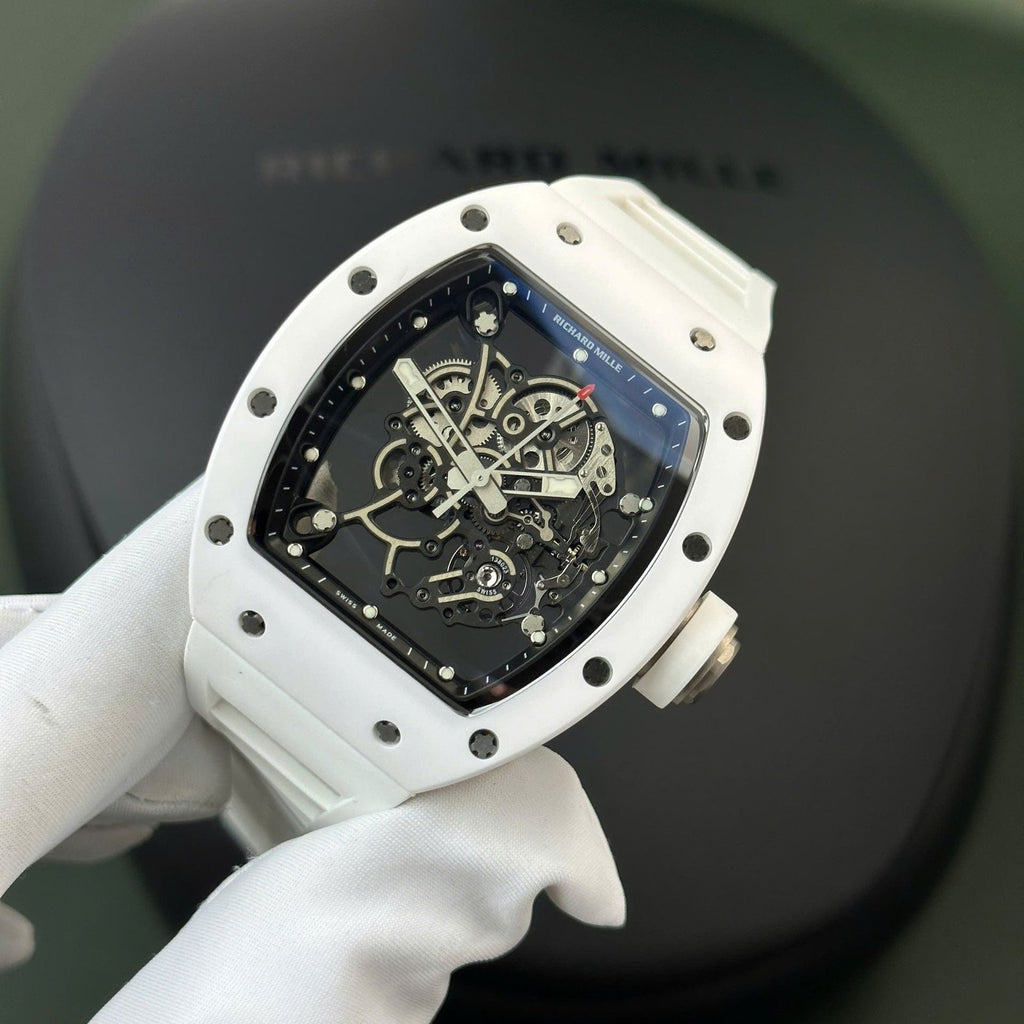 Richard Mille RM055 Bubba Watson Watch White Ceramic 42,7×49,7