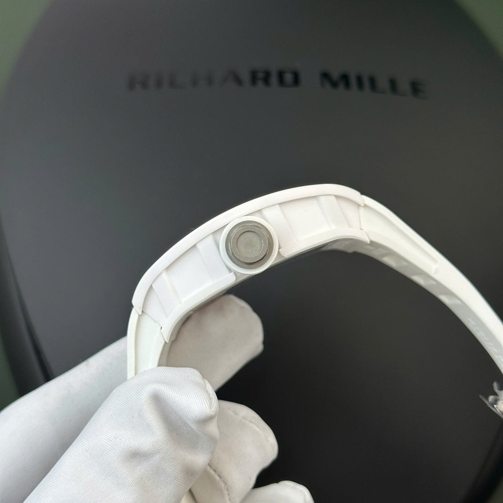 Richard Mille RM055 Bubba Watson Watch White Ceramic 42,7×49,7