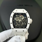 Richard Mille RM055 Bubba Watson Watch White Ceramic 42,7×49,7