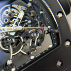 Richard Mille Watch RM055 Black Ceramic Rubber Strap  42,7×49,9mm