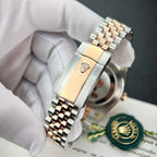 Rolex Watches Date Just 126331 Demi Rose White Dial 41mm