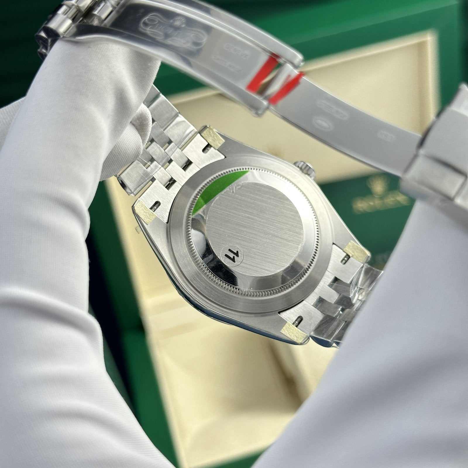 Rolex Watch DateJust 126334 Green Motif Dial 41mm
