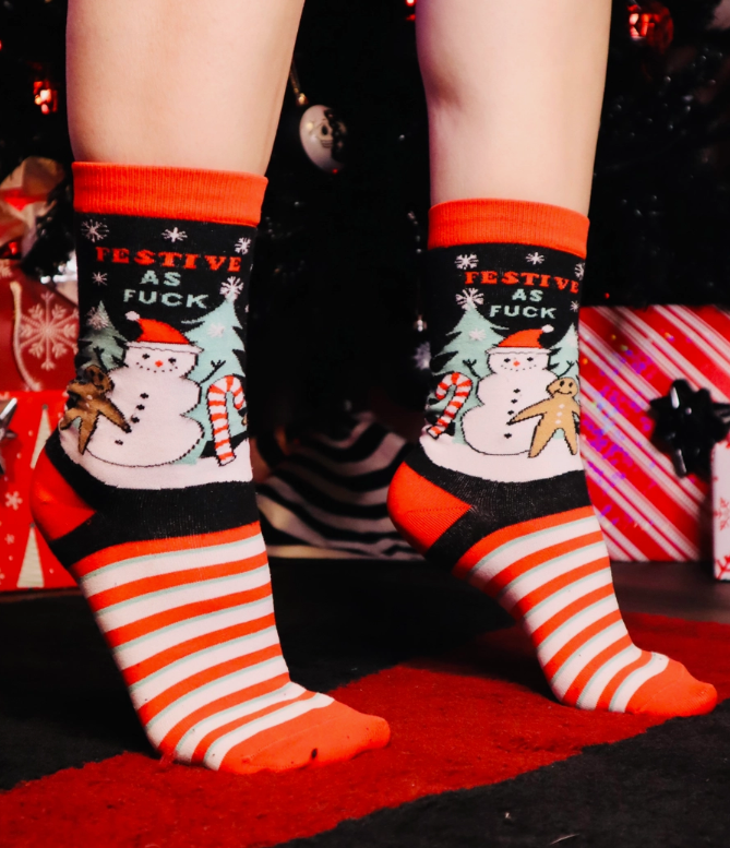 Festive As Fuck Socks
