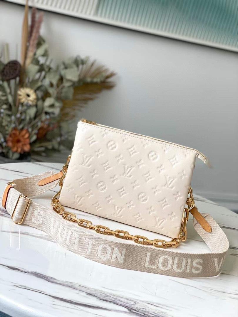 Louis Vuitton Coussin PM Monogram 10.2 Inches White