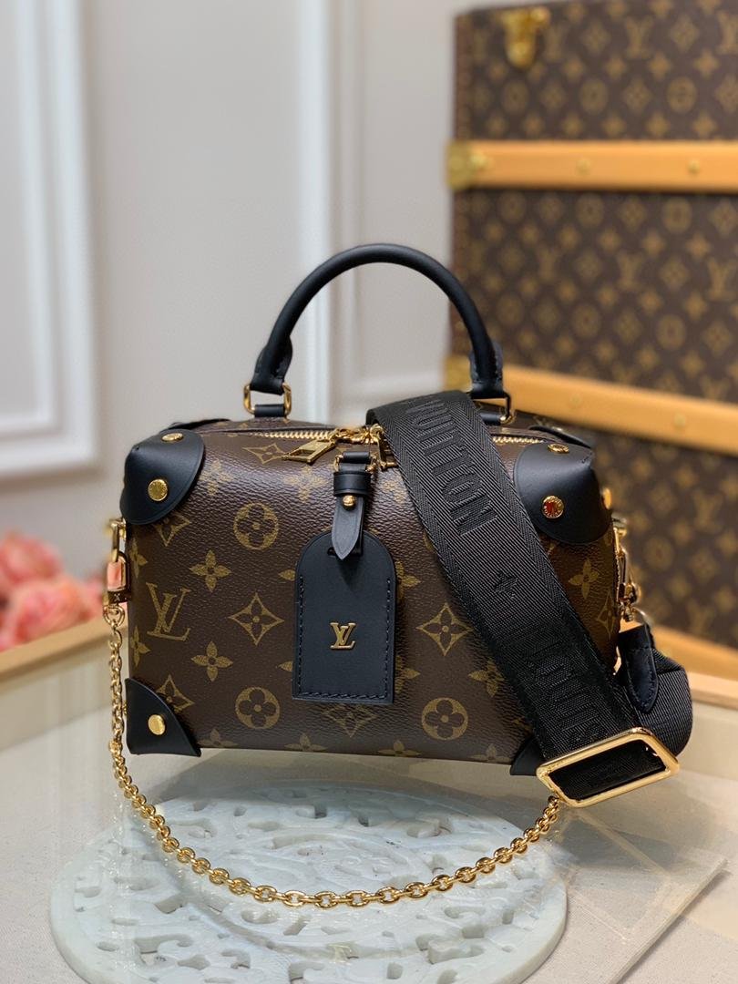 Louis Vuitton Locky BB Monogram Handle Bag 20cm Brown