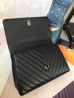 Chanel Maxi Flap Bag 29 cm Black