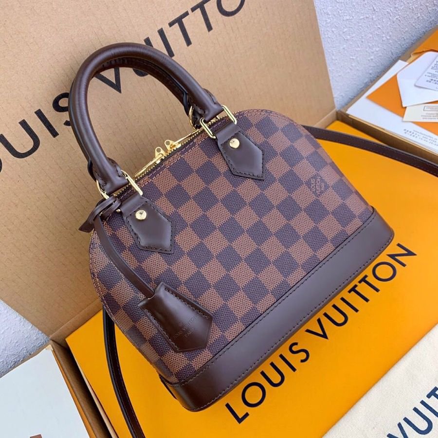 Louis Vuitton Alma BB Damier Ebene Canvas 25cm