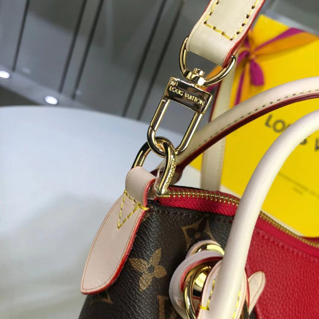 Louis Vuitton V Tote BB Bag 20cm Monogram Canvas Spring/Summer Collection M43966 Cerise