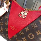 Louis Vuitton V Tote BB Bag 20cm Monogram Canvas Spring/Summer Collection M43966 Cerise