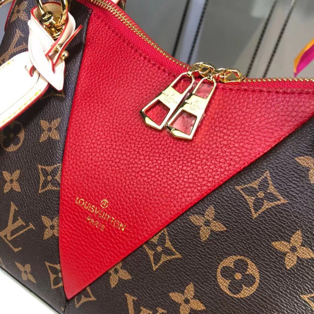 Louis Vuitton V Tote BB Bag 20cm Monogram Canvas Spring/Summer Collection M43966 Cerise