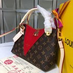 Louis Vuitton V Tote BB Bag 20cm Monogram Canvas Spring/Summer Collection M43966 Cerise