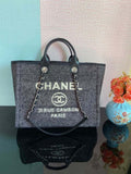 Chanel Large Shopping Tote Bag Summer/Spring Collection, Grey 50cm
