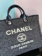 Chanel Large Shopping Tote Bag Summer/Spring Collection, Grey 50cm