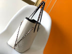 Louis Vuitton Neverfull MM Monogram Empreinte 31cm White