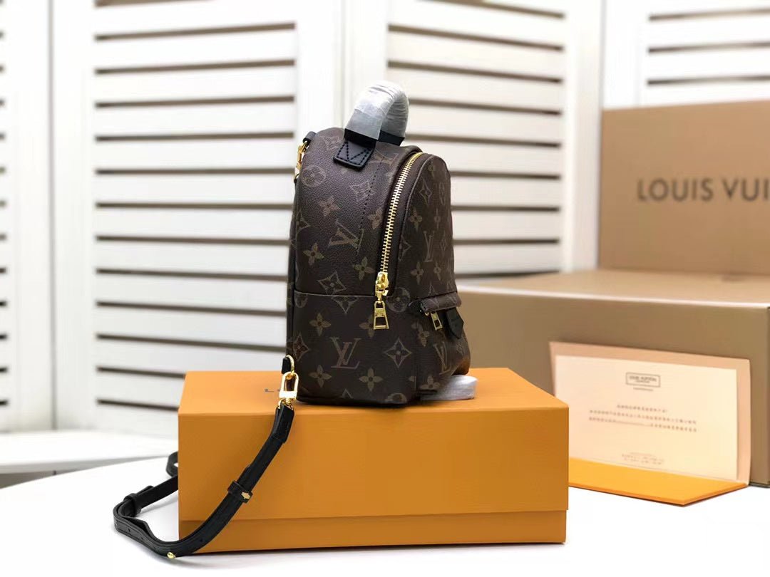 Louis Vuitton Palm Springs Mini Backpack 22cm Monogram Canvas Spring/Summer Collection M41562, Brown