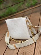 Louis Vuitton Coussin PM Bag 26cm Monogram Embossed Puffy Lambskin Leather Spring/Summer Collection M57793 White