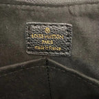 Louis Vuitton V Tote MM Bag Monogram Empreinte Canvas Spring/Summer Collection M44421 26cm Black