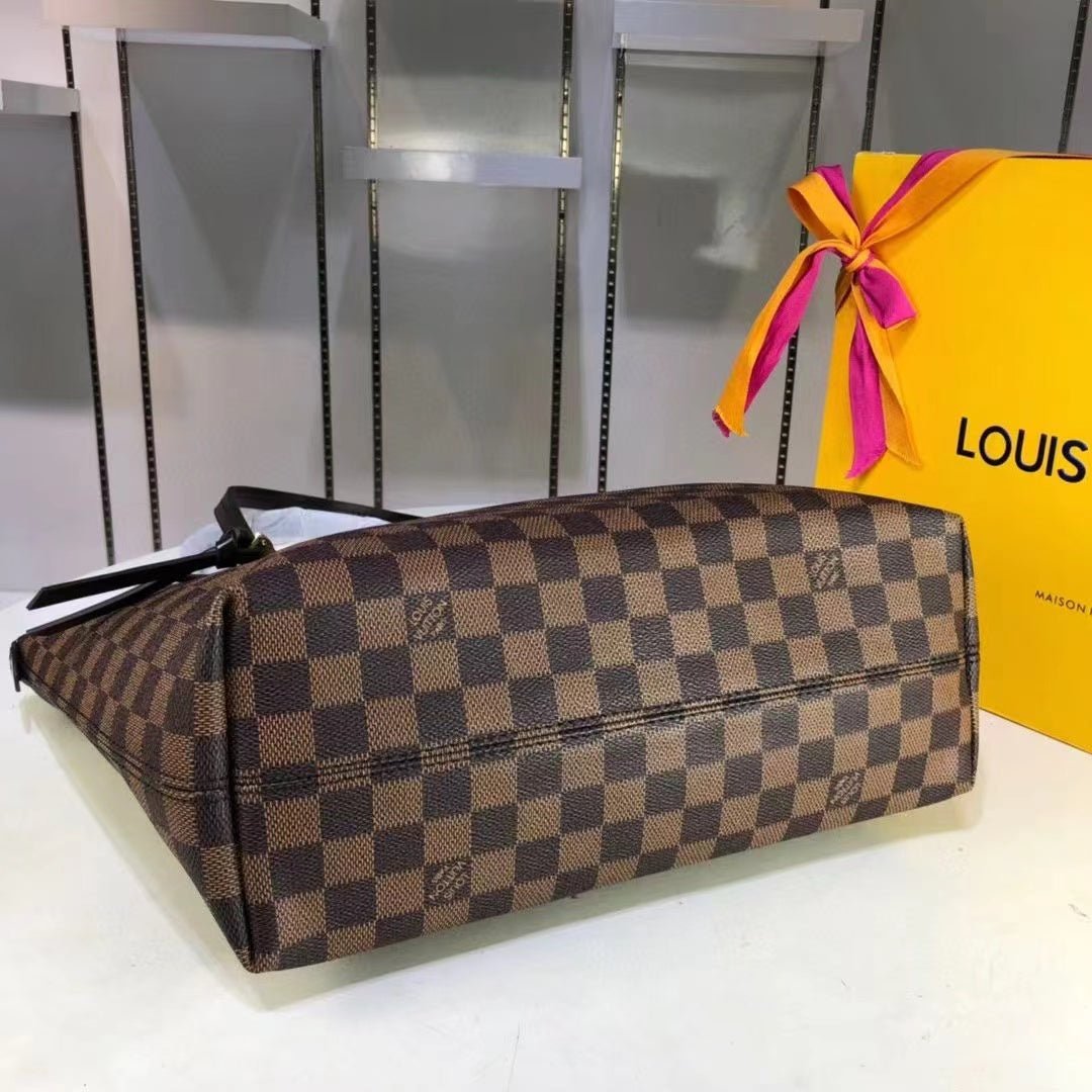 Louis Vuitton Iena MM Bag 34cm Damier Ebene Canvas Fall/Winter Collection N41013, Brown
