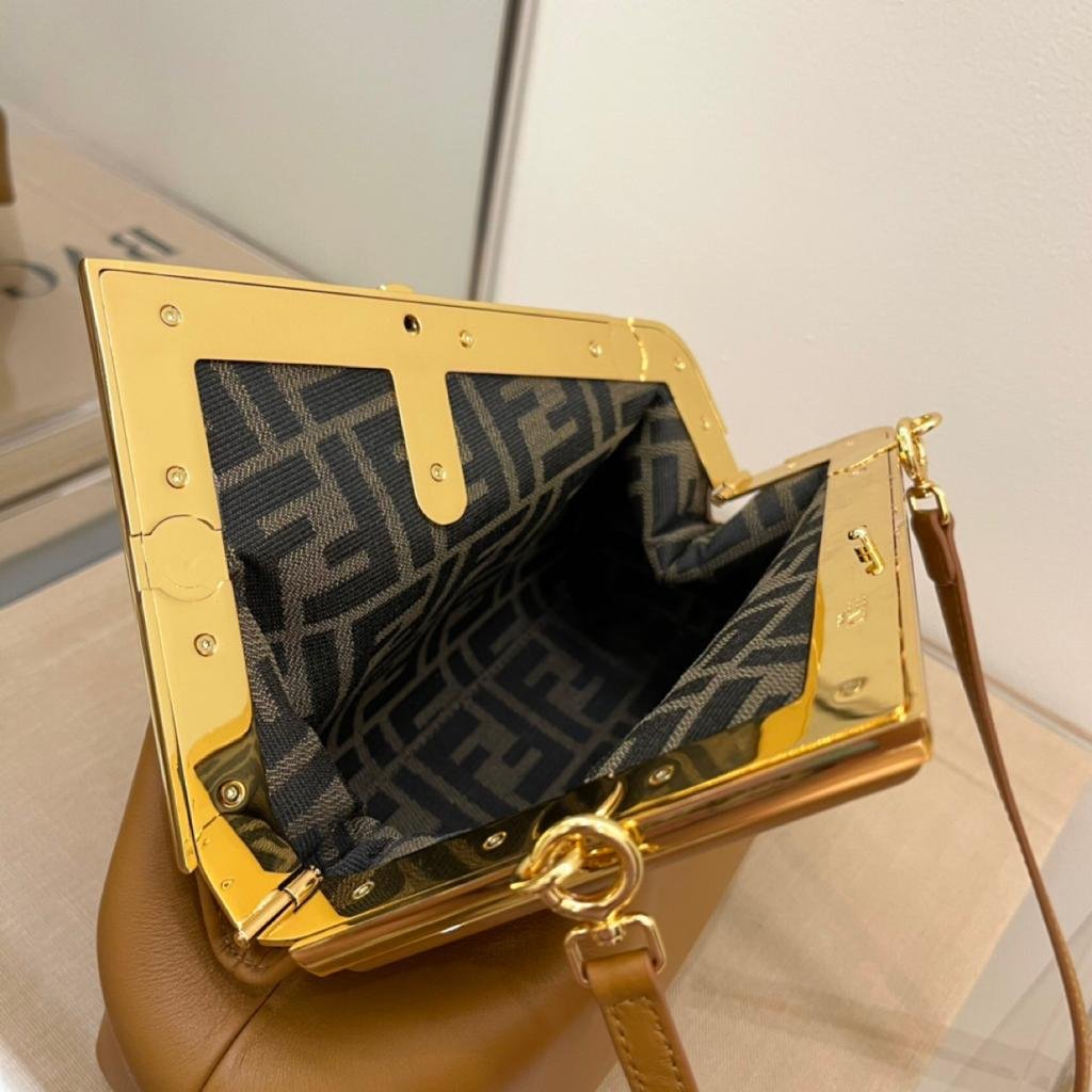 Fendi Midium First Bag 26cm Brown