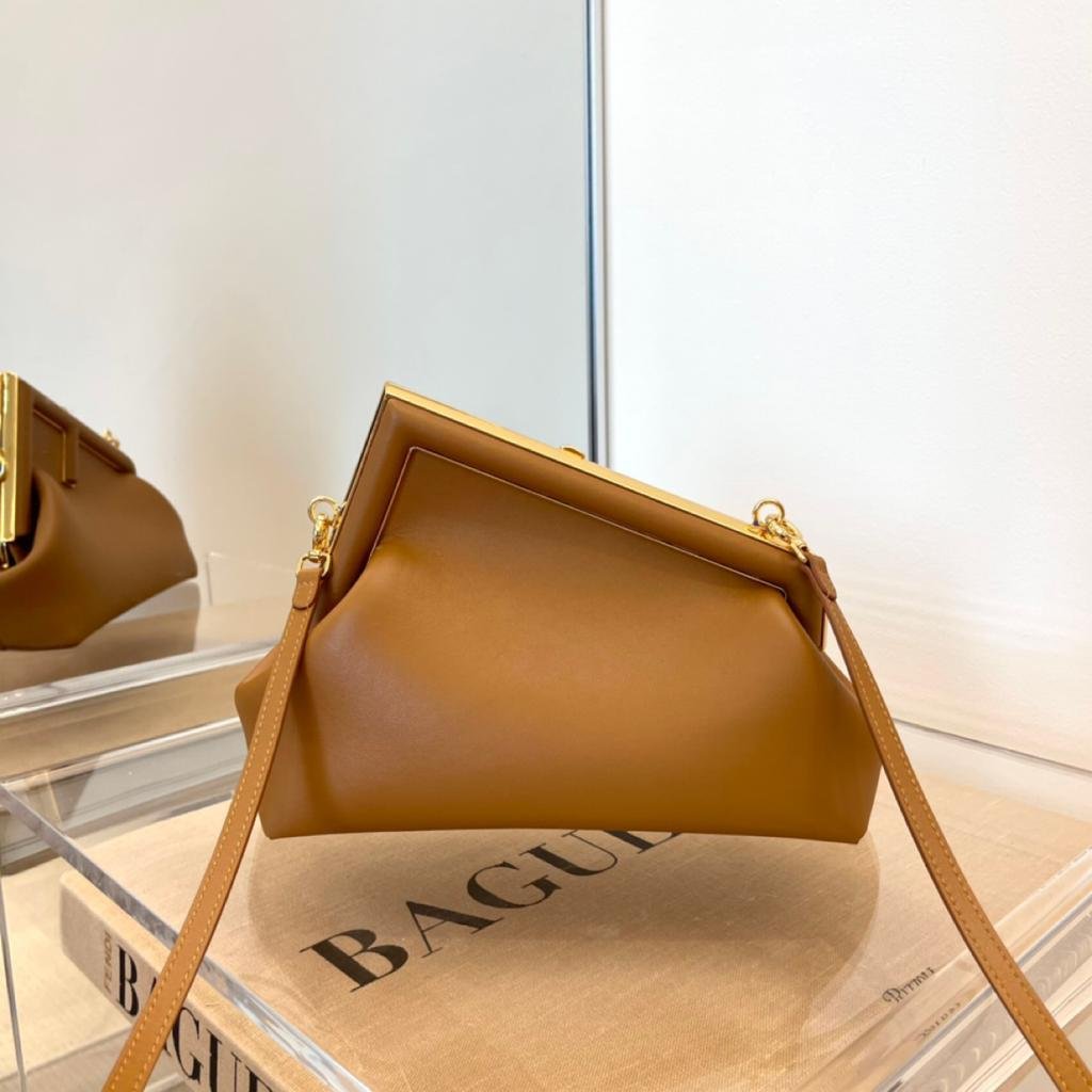 Fendi Midium First Bag 26cm Brown