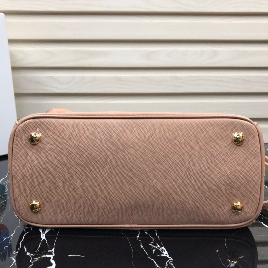 Prada Medium Shoulder Bag Naked Pink 28cm