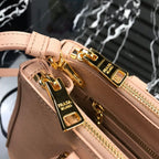Prada Medium Shoulder Bag Naked Pink 28cm