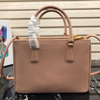 Prada Medium Shoulder Bag Naked Pink 28cm